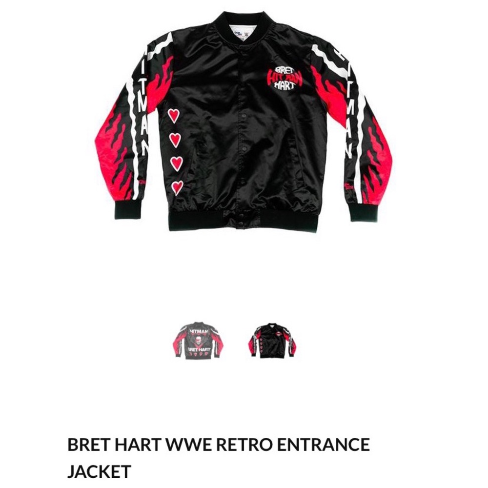 Bret Hart wwe entrance jacket